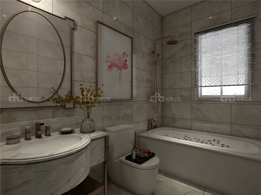 120㎡整木定制美式輕奢設計,享受小資情調的藝術(圖13) 120㎡整木定制美式輕奢設計,享受小資情調的藝術(圖13)