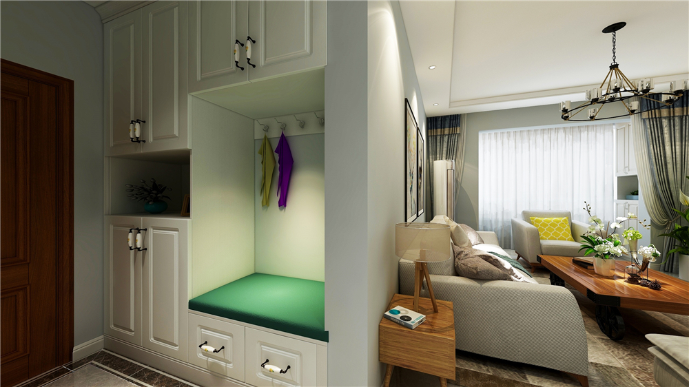 家里沒有玄關怎么設計鞋柜？(圖1)