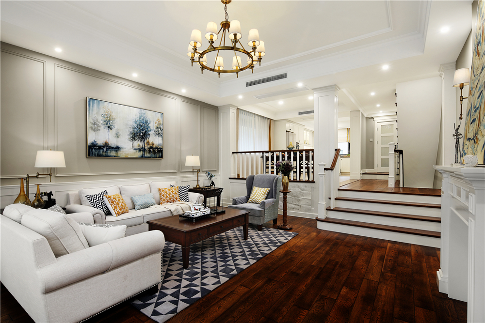 客廳沙發除了配茶幾，還能搭配什么？(圖1)