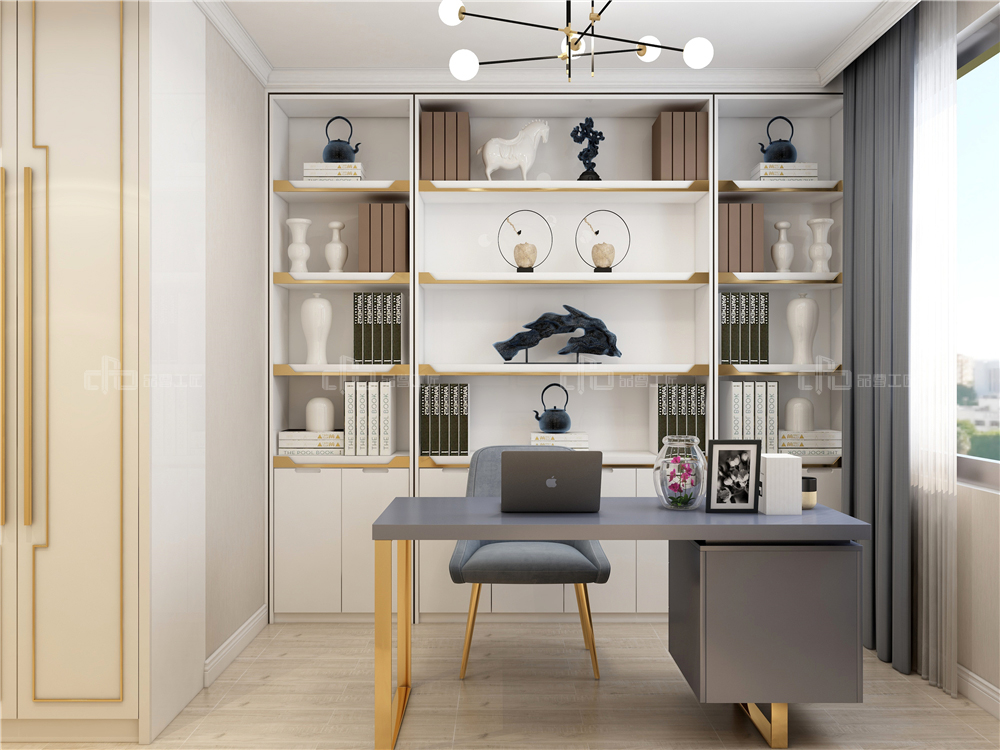 設(shè)計(jì)全屋定制書房的時(shí)候要注意什么？(圖1)