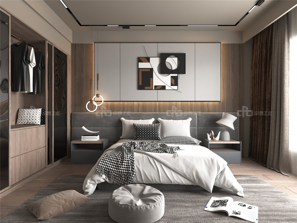 全屋定制如何設(shè)計整體臥室裝修?(圖1) 全屋定制如何設(shè)計整體臥室裝修?(圖1)