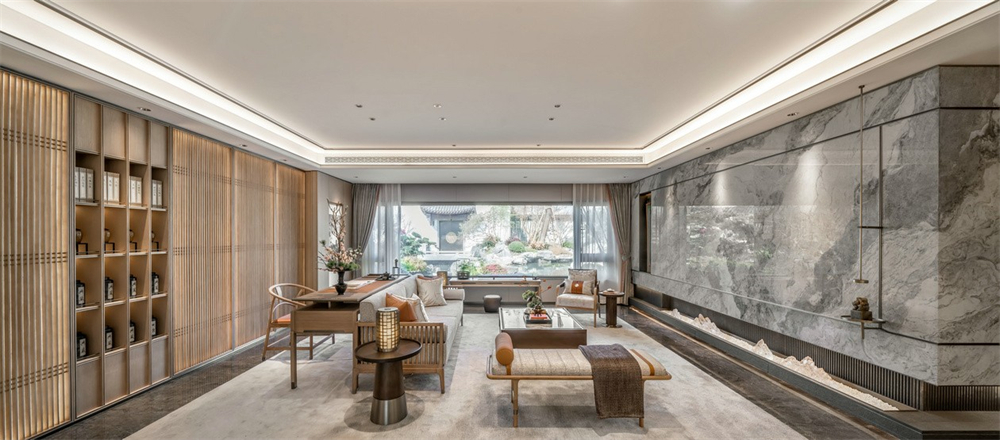 整木定制新中式風(fēng)格,125㎡樣板房賞析(圖1) 4.jpg