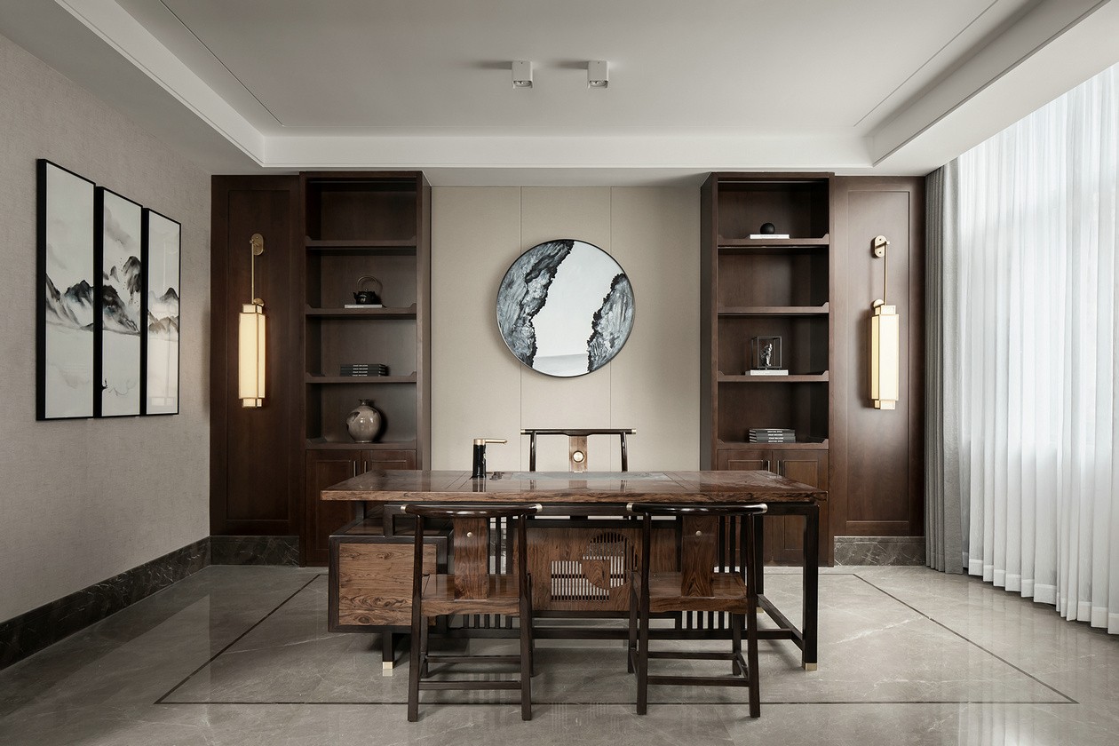 1000㎡別墅大宅整木定制,優(yōu)雅沉靜新中式(圖13) 13.jpg
