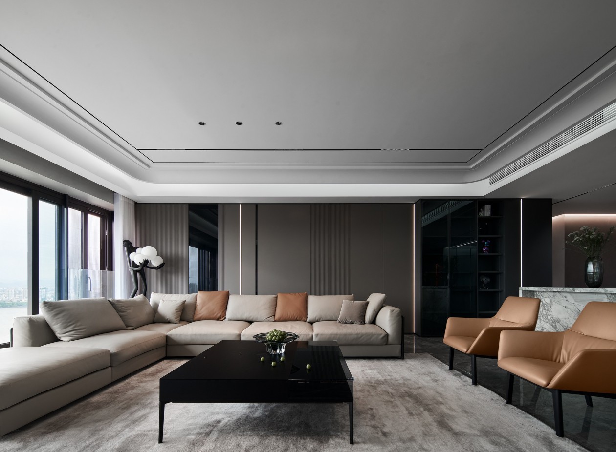 340㎡大平層整木定制,現(xiàn)代極簡風(fēng)格設(shè)計(jì)(圖3) 3.jpg