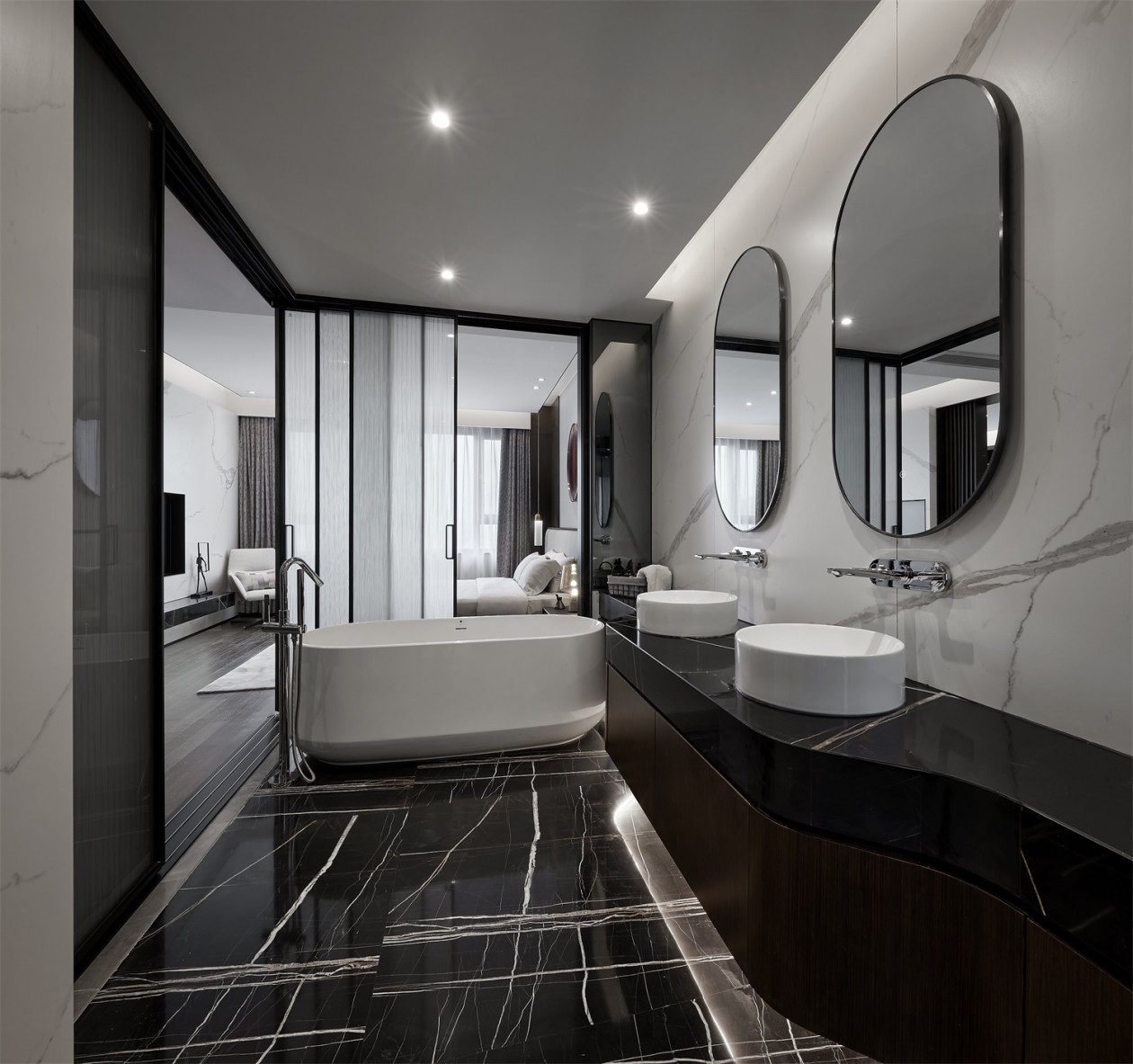 370㎡現代簡約私宅,整木定制別墅設計(圖20) 19.jpg