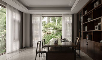 800㎡新中式整木定制，花園別墅設計案例