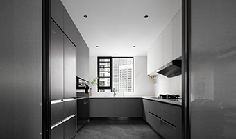 128㎡意式極簡，精致優雅的視覺盛宴