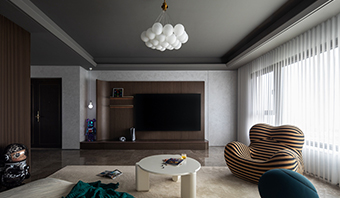 186㎡全屋整木定制大平層，現代簡約風