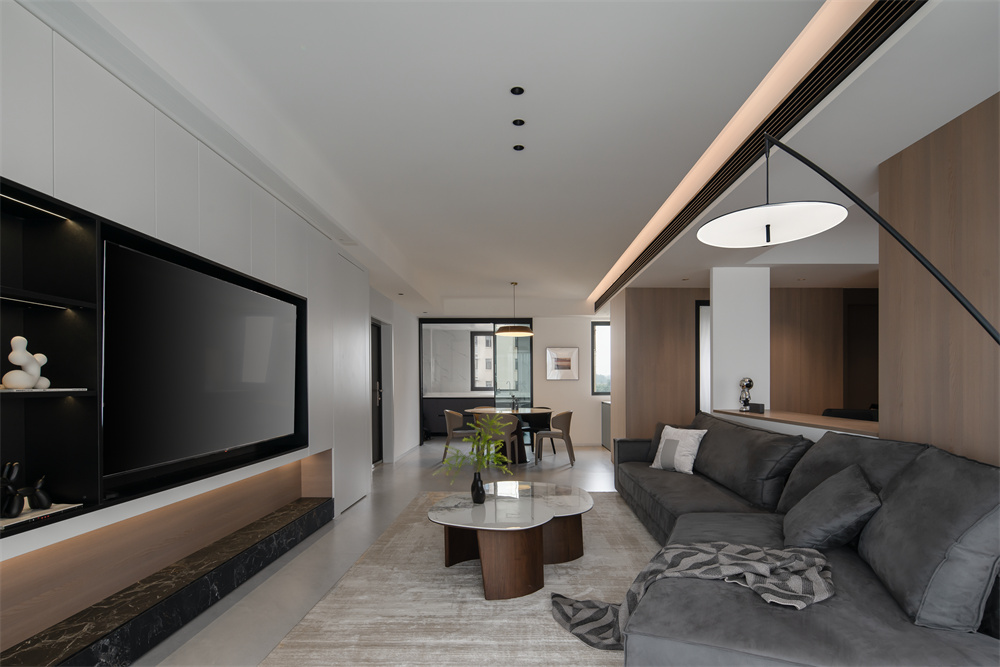 135㎡意式簡約風(fēng)格,整木定制設(shè)計(jì)案例(圖4) 4.jpg