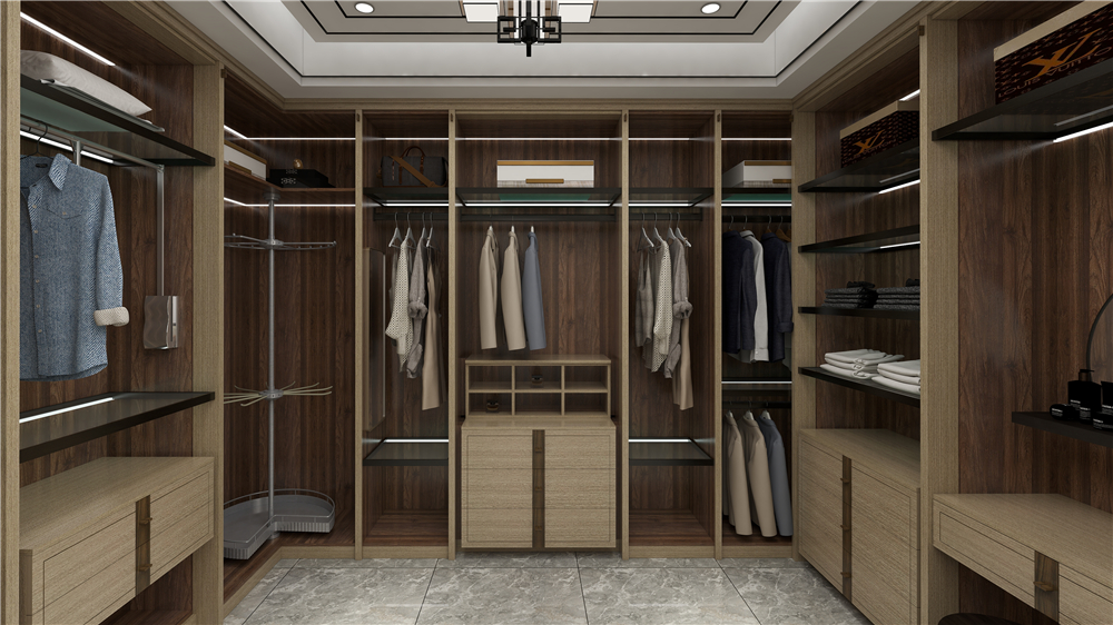 定制衣柜和整體衣帽間有什么區(qū)別？(圖5)